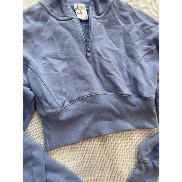 OFFLINE By Aerie Throw-Back Corset Cropped Quarter Zip - Picture 6 of 8